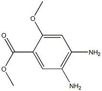 methyl 4,5-diamino-2- methoxybenzoate 구조식 이미지