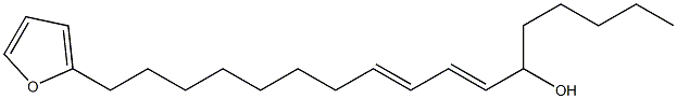 1,4-Epoxy-16-hydroxyheneicos-1,3,12,14-tetraene Structure