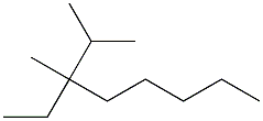 2,3-dimethyl-3-ethyloctane Structure