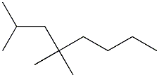 2,4,4-trimethyloctane Structure