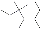 3,3,4-trimethyl-5-ethylheptane Structure