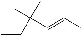 4,4-dimethyl-trans-2-hexene Structure