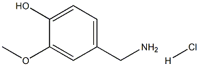 (4-HYDROXY-3-METHOXYPHENYL)METHYLAMINE HYDROCHLORIDE 구조식 이미지