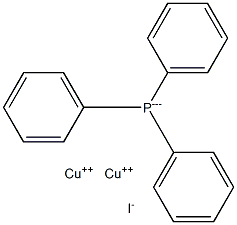 COPPER IODIDE TRIPHENYL PHOSPHIDE Structure