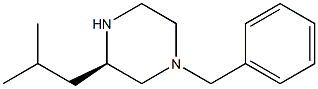 (3R)-1-BENZYL-3-(2-METHYLPROPYL)PIPERAZINE Structure