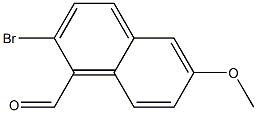 2-BROMO-6-METHOXYNAPHTALDEHYDE 구조식 이미지