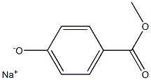 METHYL PARABEN SDIUM SALT Structure