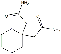 1,1-CYCLOHEXANEDIACETIC ACID MONAMIDE Structure