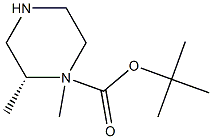 (2R,5S)-1-N-BOC-DIMETHYL-PIPERAZINE 구조식 이미지