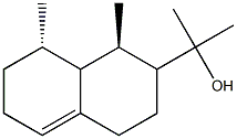 2-[(1R,8S)-1,8-dimethyl-1,2,3,4,6,7,8,8a-octahydronaphthalen-2-yl]propan-2-ol 구조식 이미지