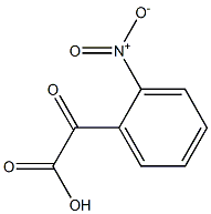o-nitrophenylglyoxylic acid 구조식 이미지