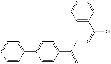 p-phenylacetophenone benzoate 구조식 이미지
