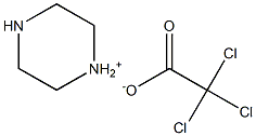 trichloroacetic acid, piperazinium salt 구조식 이미지