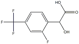 2-FLUORO-4-(TRIFLUOROMETHYL)MANDELIC ACID Structure