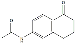 6-Acetamido-1-tetralone 구조식 이미지