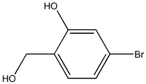 4-BROMO-2-HYDROXYBENZYL ALCOHOL Structure