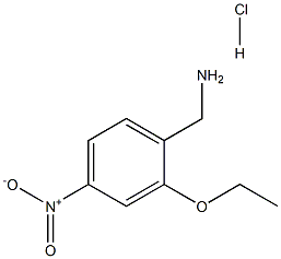 2-ETHOXY-4-NITROBENZYLAMINE Hydrochloride 구조식 이미지