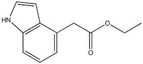 ETHYL INDOLE-4-ACETATE 구조식 이미지