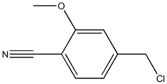 4-(CHLOROMETHYL)-2-METHOXYBENZONITRILE Structure