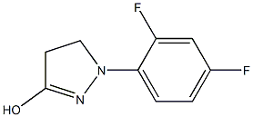 1-(2,4-DIFLUOROPHENYL)-3-HYDROXY-4,5-DIHYDRO-1H-PYRAZOLE Structure