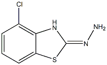 4-CHLORO-2(3H)-BENZOTHIAZOLONEHYDRAZONE Structure