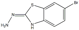 6-BROMO-2(3H)-BENZOTHIAZOLONEHYDRAZONE 구조식 이미지