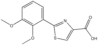 2-(2,3-DIMETHOXYPHENYL)-1,3-THIAZOLE-4-CARBOXYLIC ACID Structure