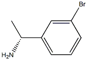 (1R)-1-(3-BROMOPHENYL)ETHANAMINE 구조식 이미지