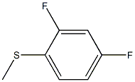 2,4-DIFLUOROTHIOANISOLE 98% Structure
