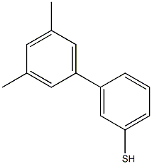 3-(3,5-DIMETHYLPHENYL)THIOPHENOL 96% 구조식 이미지