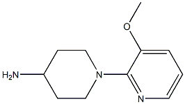 4-AMINO-1-(3-METHOXY-2-PYRIDYL)PIPERIDINE 구조식 이미지