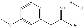 2-(3-METHOXY-PHENYL)-ACETAMIDINE HCL Structure