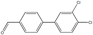 4-(3,4-DICHLOROPHENYL)BENZALDEHYDE 95% Structure