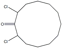 2,12-DICHLORO-CYCLODODENCANONE Structure