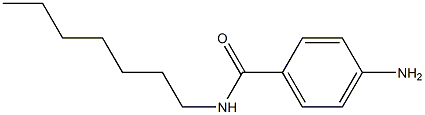 4-AMINO-N-HEPTYLBENZAMIDE 구조식 이미지