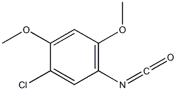 1-CHLORO-5-ISOCYANATO-2,4-DIMETHOXYBENZENE Structure