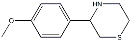 3-(4-METHOXYPHENYL)THIOMORPHOLINE, 95+% 구조식 이미지