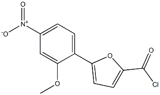 5-(2-METHOXY-4-NITROPHENYL)-2-FUROYL CHLORIDE Structure