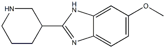 6-METHOXY-2-PIPERIDIN-3-YL-1H-BENZIMIDAZOLE 구조식 이미지
