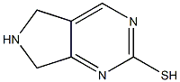 6,7-DIHYDRO-2-MERCAPTO-5H-PYRROLO-[3,4-D]-PYRIMIDINE 구조식 이미지