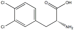 3,4-DICHLORO-D-PHENYLALANINE, >99% 구조식 이미지