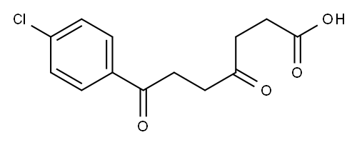 7-(4-CHLOROPHENYL)-4,7-DIOXOHEPTANOIC ACID 구조식 이미지