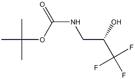 (S)-1-Boc-amino-2-hydroxy-3,3,3-trifluoropropane Structure