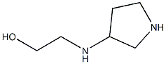 2-(Pyrrolidin-3-ylamino)-ethanol 구조식 이미지