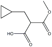 2-CYCLOPROPYLMETHYL-MALONIC ACID MONOMETHYL ESTER Structure