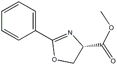 (S)-METHYL 2-PHENYL-4,5-DIHYDROOXAZOLE-4-CARBOXYLATE Structure