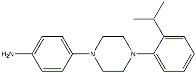 1-(2-ISOPROPYL PHENYL)-4-(4-AMINOPHENYL )PIPERAZINE Structure