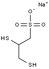 2,3-Dimercaptopropylsulphonicacid Sodium Structure
