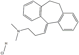 Amitriptyline Hydrocholoride Structure