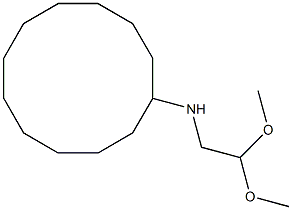 N-CYCLODODECYL-2-AMINOACETALDEHYDEDIMETHYLAETAL Structure